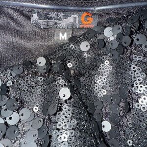 G by Guess Black Sequin Mini Dress